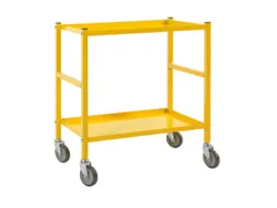 tafelwagen,draagverm. 150kg,2etage(s),laadvl. LxB 625x414mm