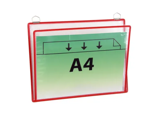 Steekhoes Liggend H X L 240X 320Mm Voor Max. 200Vellen Rood