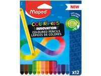 Kleurpotlood Maped Color'Peps Infinity doos à 12 kleuren