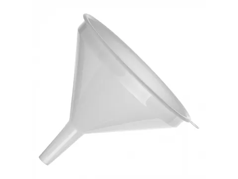 Trechter kunststof wit 22cm