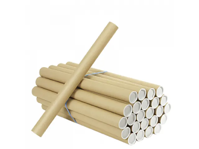 Verzendkoker Rond 730x80mm Bruin 10 Stuks