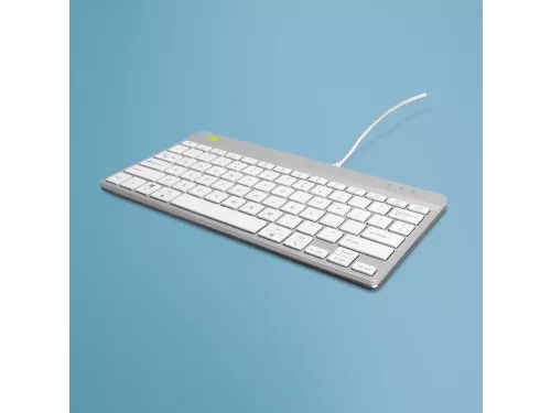 Toetsenbord R-Go Ergonomisch Compact Break bedraad QWERTY wit