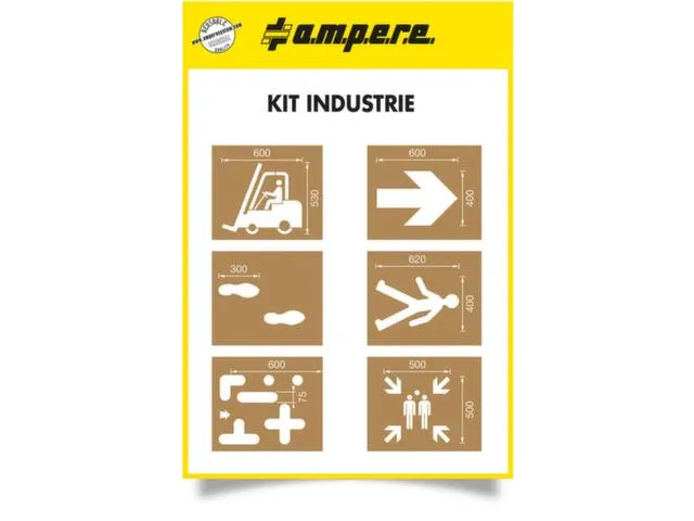 Sjablonenset,Industriesymbolen,V. Vloermarkeerapparaat,Speciaal Karton