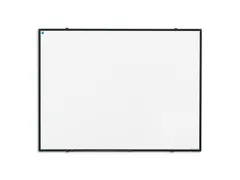 Whiteboard 120x150cm Gelakt Staal Softline 8mm zwart profiel