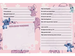 Interstat Vriendenboek Lilo Stitch 80 pagina's - 2