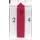 planningspijl,B 7mm,kunststof,rood transparant