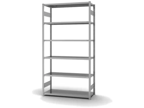 magazijnstelling,grondveld,HxBxD 2500x1360x535mm,vakl. 185kg