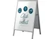Essence stoepbord, uit aluminium, ft A1