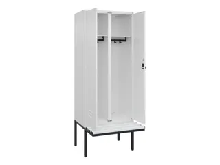 locker voor scheiding van kleding,HxBxD 2120x800x815mm,2vak - 2