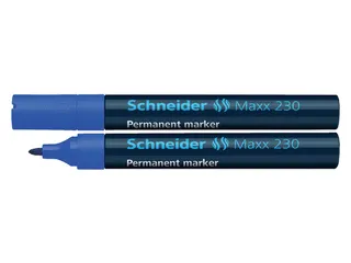 Viltstift Schneider Maxx 230 rond blauw 1-3mm - 1