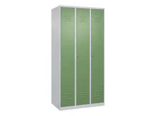 locker voor scheiding van kleding,HxBxD 1850x900x500mm,3vak - 1