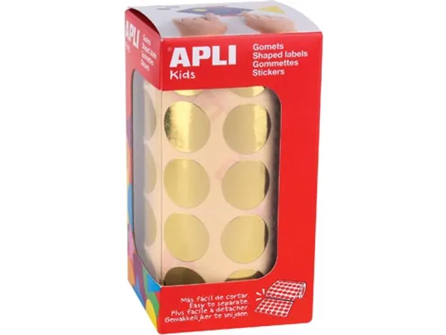 Apli Stickers Bol, Goud, 1.770 Stuks