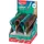 Schaar Maped Smiling Planet 12cm display à 20 stuks bruin/groen