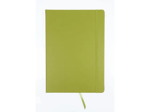 Schetsboek Kangaro A4 lime green PU HC 80 vel 140gr roomwit met elasti