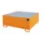 opvangbak,v. 1xIBC,opvangvol. 1000l,HxBxD 630x1460x1460mm,m. rooster