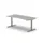 Elektrisch ihv bureau,HxBxD 650-1310x1800x900/800mm,blad lichtgrijs