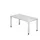 In hoogte verstelbaar bureau,HxBxD 680-760x1600x800mm,blad wit