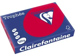 Trophée Intens gekleurd papier A4 120 gram 250vel Kersenrood