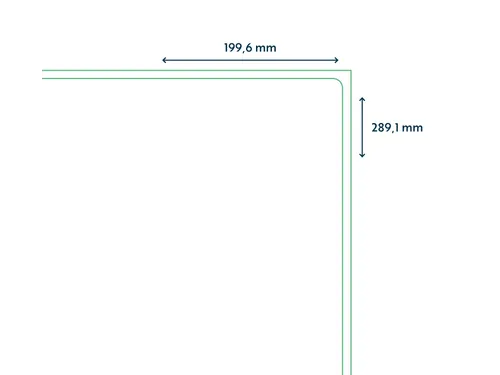 Etiketten Zelfklevend Wit 1 op A4 199.6x289.1mm 1000 Vel
