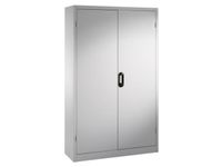 Draaideurkast 1950x1200x400mm 4 Legborden Draagvermogen 110kg Ral7035