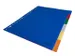 Tabblad Kangaro A4 blanco PP 120 micron assorti 23-gaats 6-delig