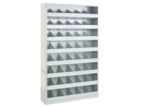stortgoedstelling,HxBxD 850x500x125mm,48stortvakken,metaal,RAL7035
