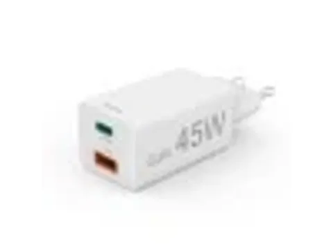 Oplader Hama USB-C/USB-A Mini PD 45W wit
