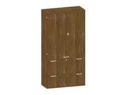 kantoorkast,HxBxD 1920x1000x430mm,decor romp noten,decor front noten