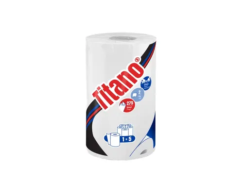 Keukenrol Celtex Titano 2-laags wit 275 vel krimp a 12 rol