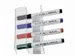 Whiteboard stifthouder MAUL universeel acryl magnetisch voor 4 stiften
