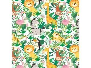 Toonbankrol Kangaro papier kids animal 80 grams, 30cm breed, 200 meter - 1