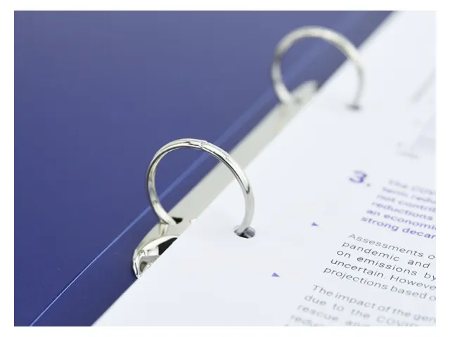 ringband A4 2-rings gerecycled assorti