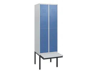 Dubbeldekse dekenkist,HxBxD 1950x600x815mm,2x2vak.,vak B 300mm - 1