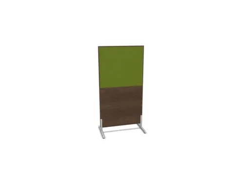 scheidingswand,HxB 1545x800mm,NV bruin hickory,BN7048-groen