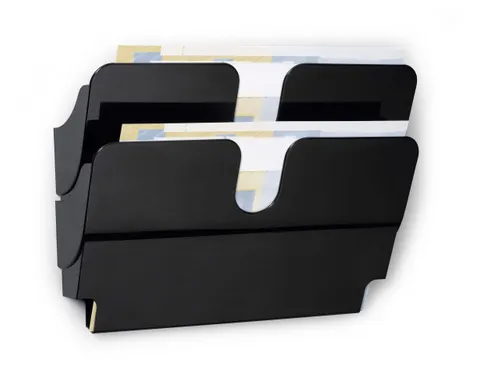 Wandfolderhouder Flexiplus 2 A4 Landscape Zwart