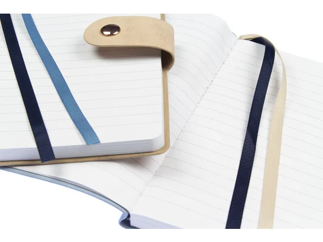 Carnet de notes A6 Natural Beauty PU 80gr 160pag ligné. FSC. Set 2 pi