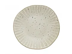 Q Authentic Bord rond stonewhite 28.5cm 6 Stuks