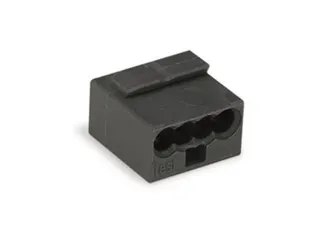 Micro-Draadconnector Voor Verdeeldozen 4-Aderig Klemmenblok, Donkergri - 1