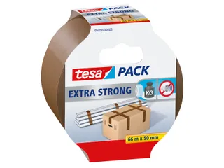 Verpakkingstape Tesapack Extra Strong 50mmx66m bruin - 1