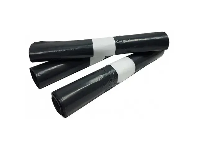 Afvalzak 60x80cm 60 Liter Grijs HDPE 25 Rol a 20 Stuks