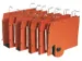 Hangmap Oblique Tub Ultimate Lateraal Folio U-bodem 30mm Oranje