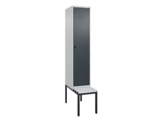 locker voor scheiding van kleding,HxBxD 2120x400x815mm,1vak - 1