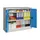 Ruime Vouwdeurkast 1000x1200x400mm 2legborden Ral7035 Front Ral5012