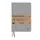 Notitieboek Aurora Ocean A5 192blz lijn 80g linnenstructuur kaft grijs