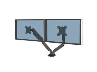 Monitorarm Fellowes Platinum Series dubbel horizontaal zwart - 1