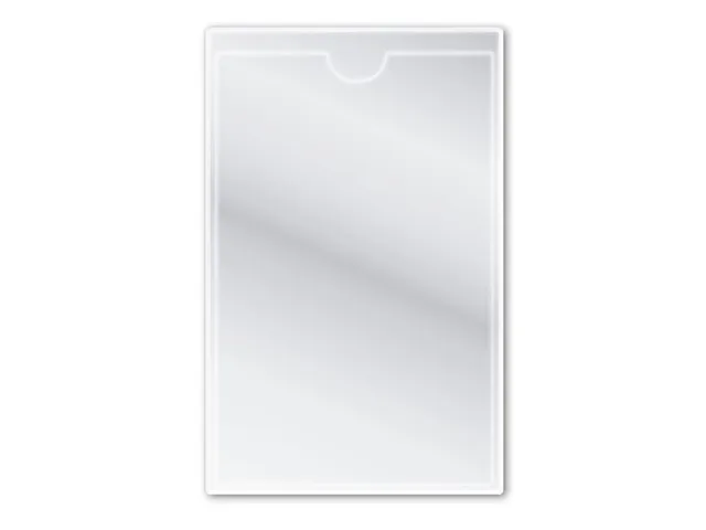 Etikethouder zelfklevend Kangaro 75x105mm, doos à 100 stuks met 200 e