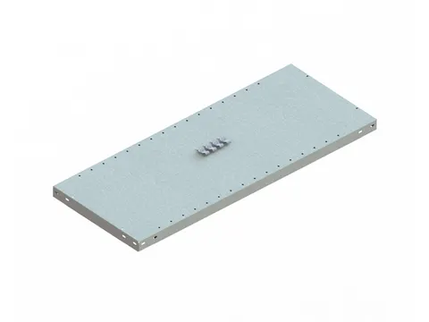 legbord,v. magazijnstelling,BxD 1000x400mm,vakl. 150kg,verzinkt