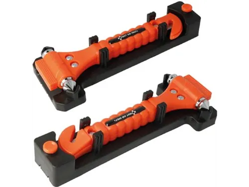 First Aid Only Noodhamer + Gordelsnijder incl. Houder 2 stuks Oranje