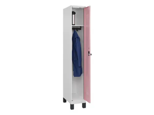 locker,HxBxD 1950x300x500mm,1vak,vak B 300mm,draaigrendel,voeten