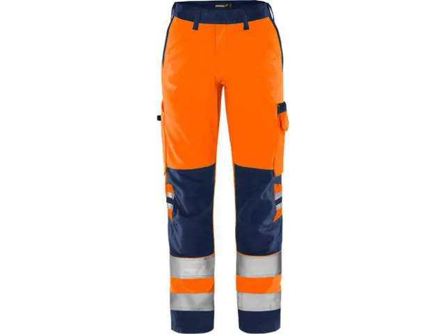 High vis Green broek dames Oranje Marine Blauw klasse 2 2642 Maat 36